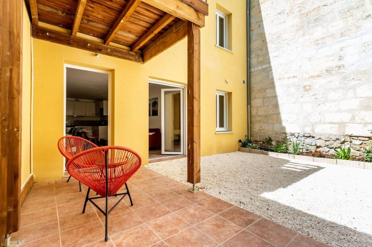 Joli Appartement Avec Jardin / Vieux-Lormont Extérieur photo